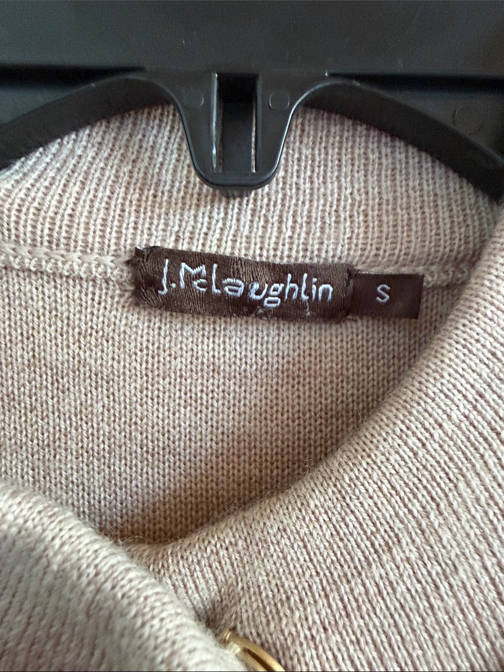 J. McLaughlin Neutral Beige Long Knit Cardigan size Small - Picture 4 of 7